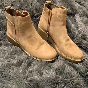 Price Drop. Faux suede boots
